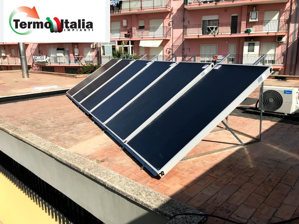 progettazione impianto solare acqua calda