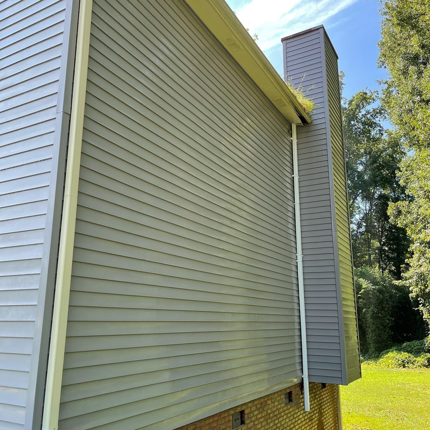 Dirty siding