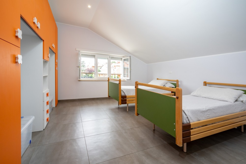 Camera da letto della residenza per anziani a Torino