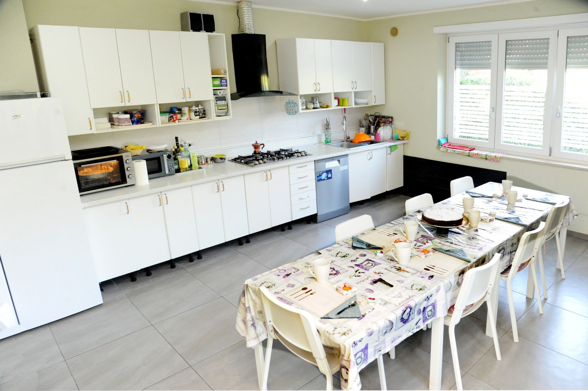 Cucina della residenza per anziani a Torino
