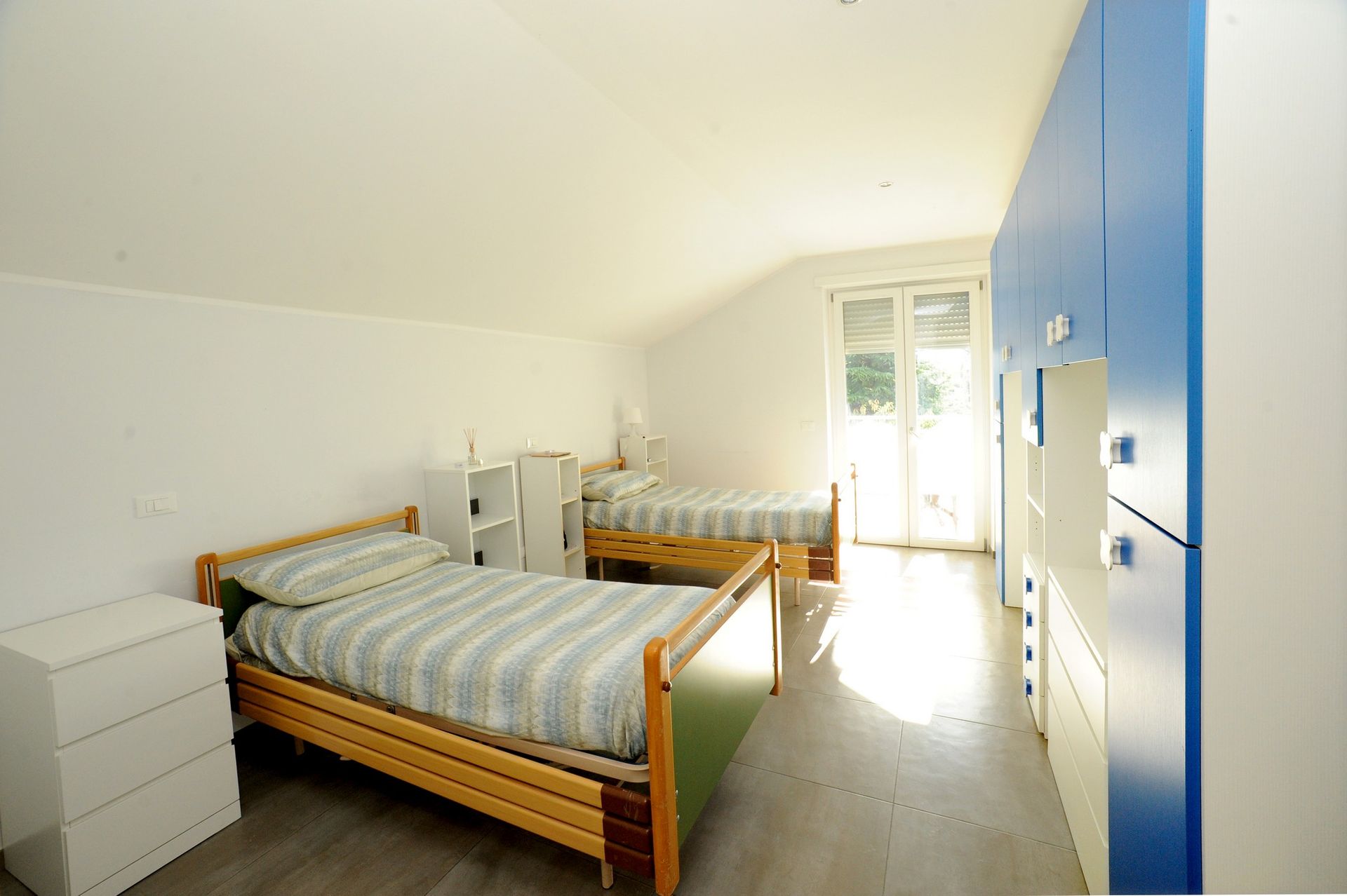 Camera da letto della residenza per anziani a Torino