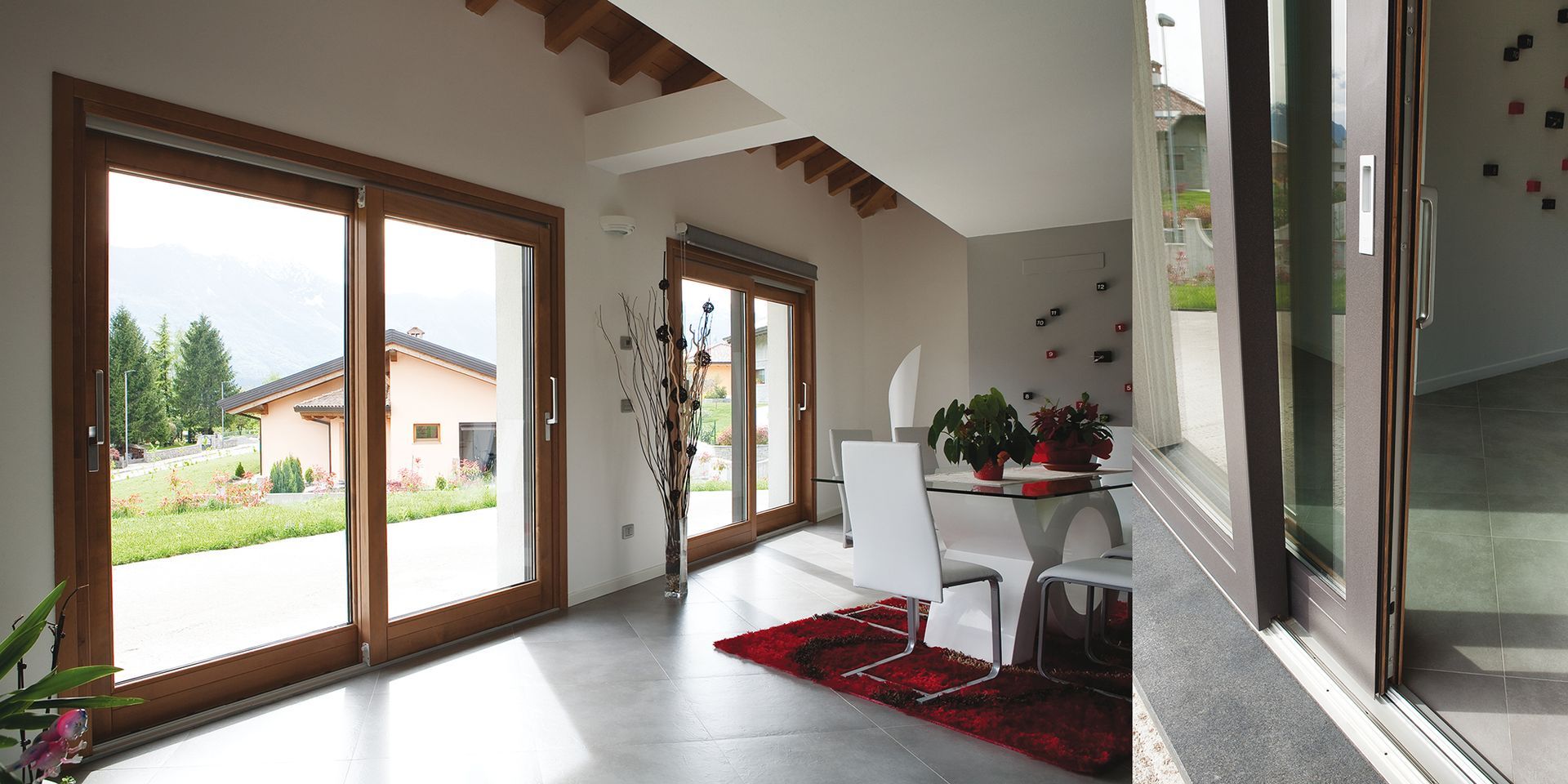 Serramenti in legno alluminio