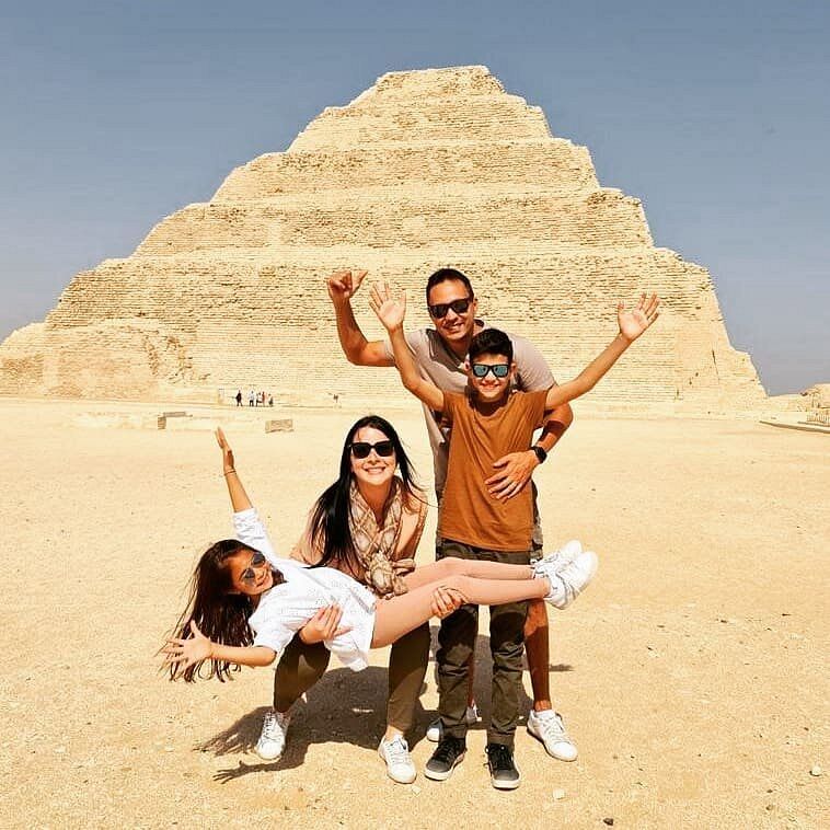 Emo Tours Sweden Customer's, Saqqara Tour in Egypt. 