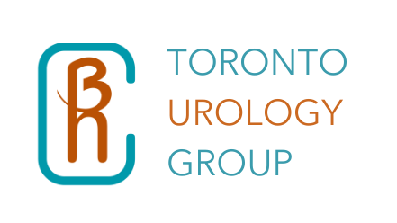 The logo for Toronto-Urology-Group is blue and orange.