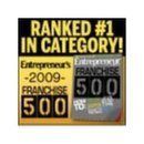 Ranked #1 in category, with Entrepreneur's 2009 Franchise 500 award badges.