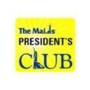 Yellow logo with blue text reading “The Maids President’s Club”