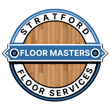 A logo for Stratford Floor Services Floormasters