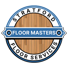 A logo for Stratford Floor Services Floormasters