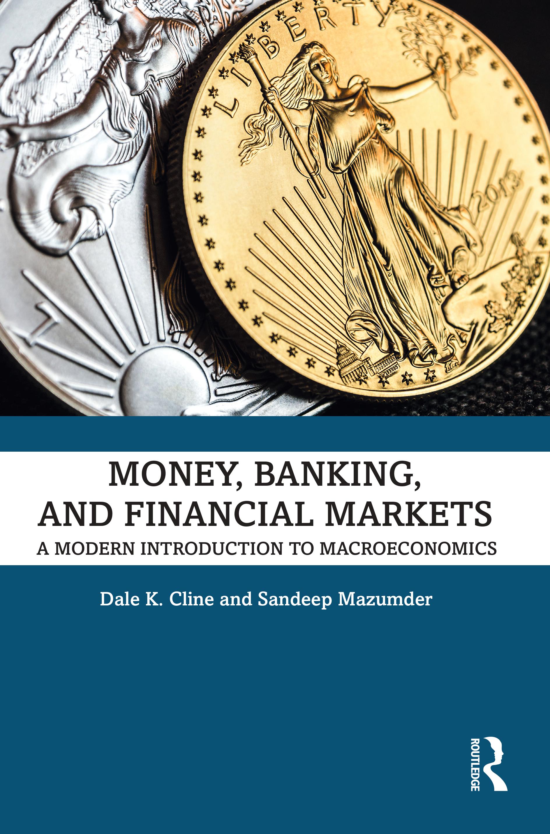 The cover of a book about money, banking, and financial markets