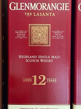 Glenmorangie the lasanta is a highland single malt scotch whisky aged 12 years.