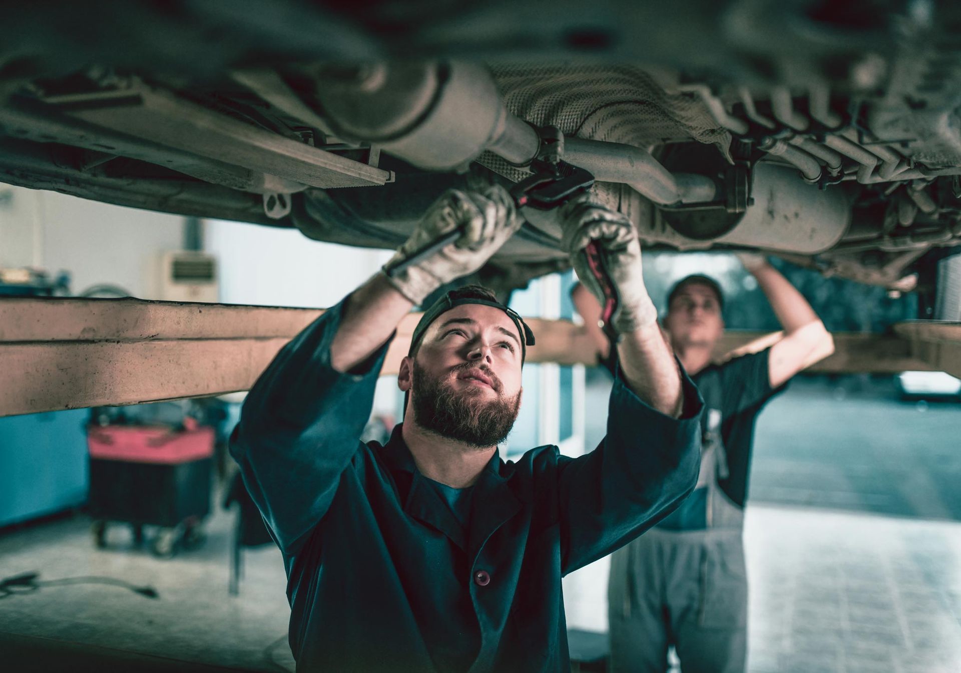 Repairing Car Exhaust System — Los Angeles, CA — Rv Radiator & Muffler Inc