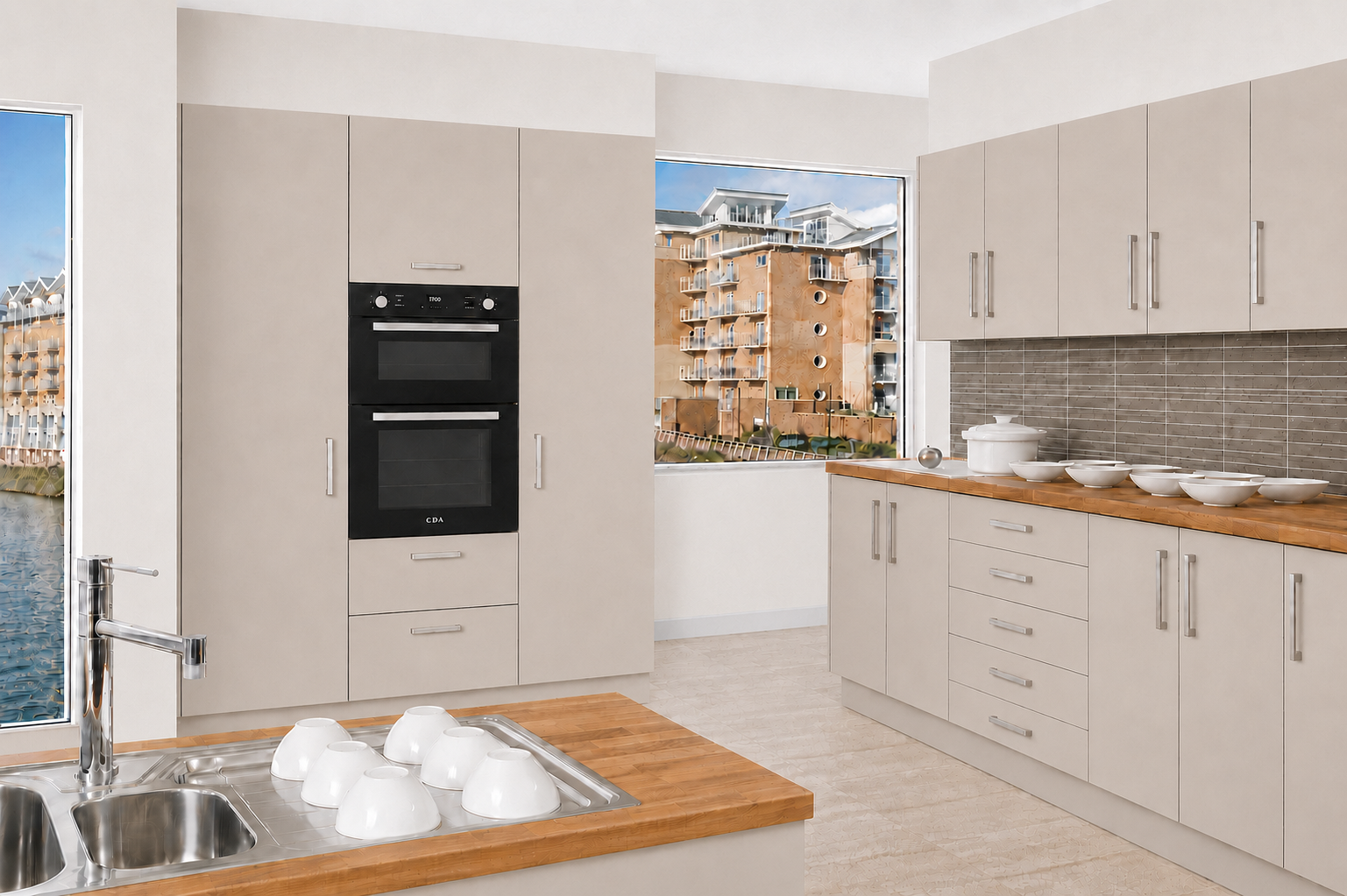 Aalborg kitchen in Copse Green, lifestyle view