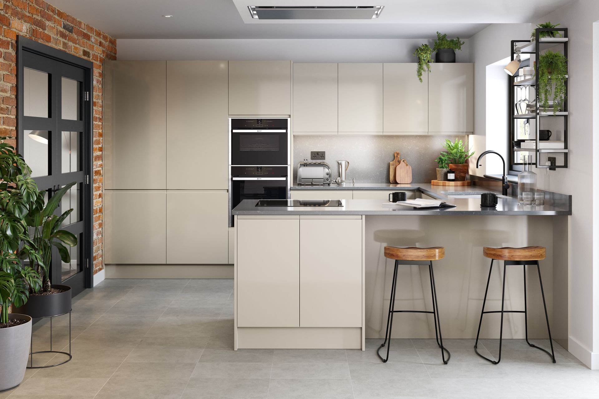 Aalborg kitchen in Copse Green, lifestyle view