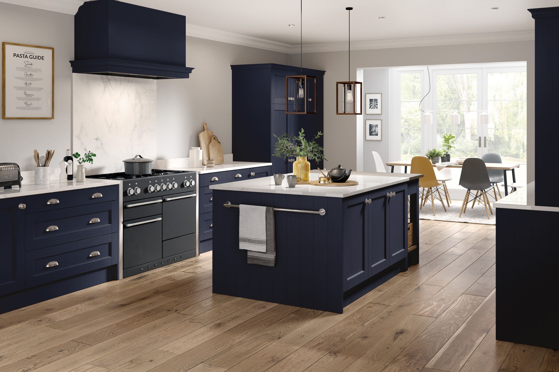 Aalborg kitchen in Copse Green, lifestyle view