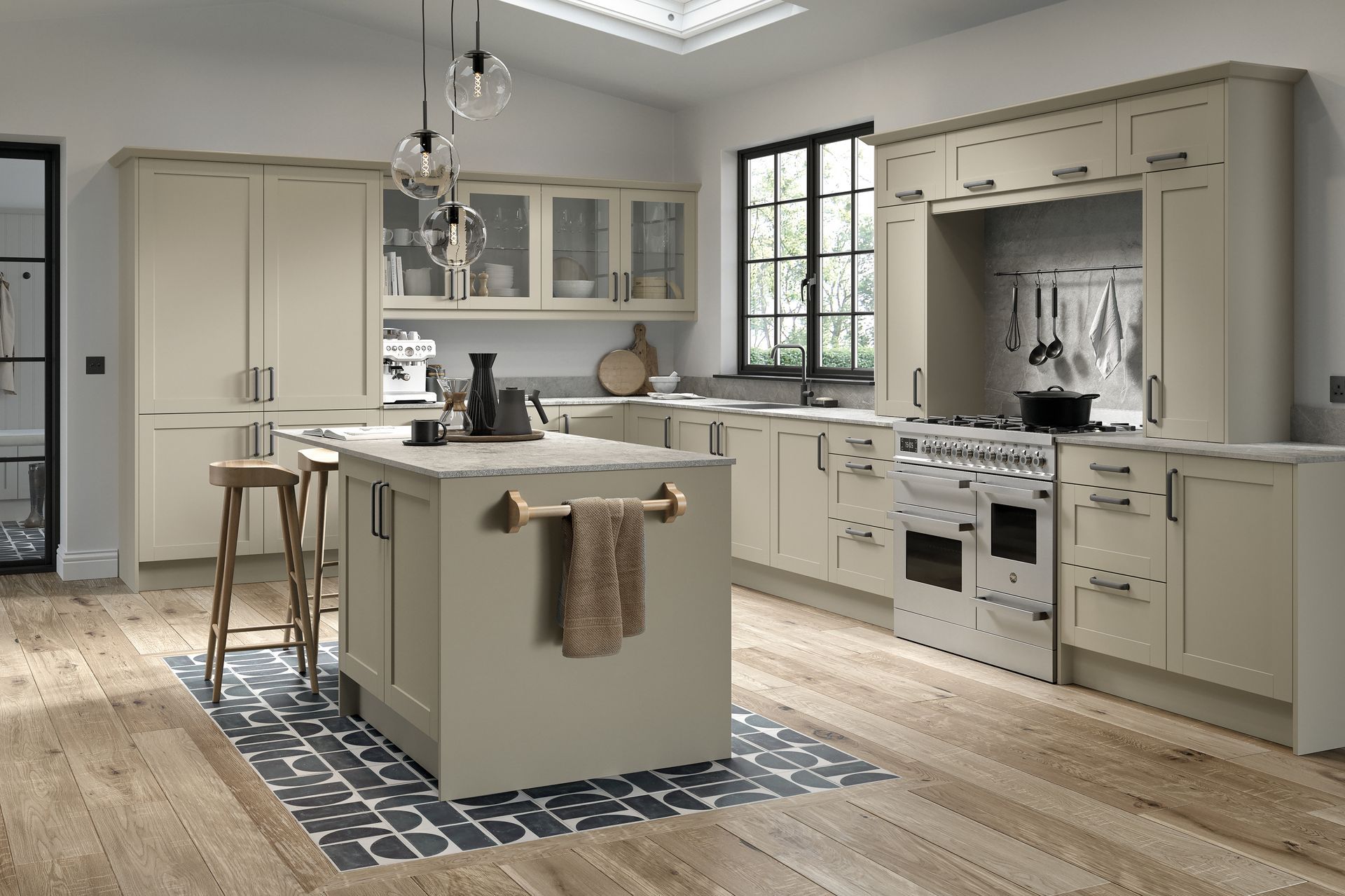 Aalborg kitchen in Copse Green, lifestyle view