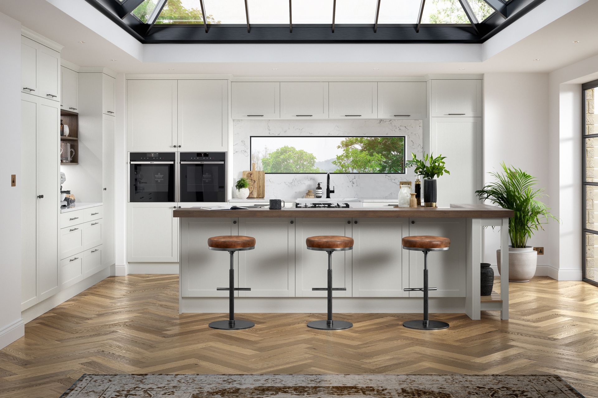 Aalborg kitchen in Copse Green, lifestyle view