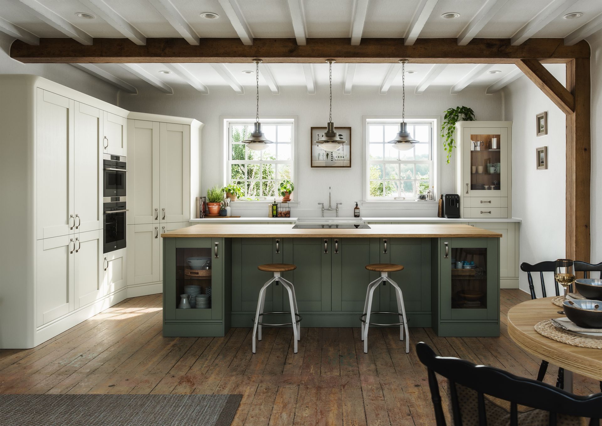 Aalborg kitchen in Copse Green, lifestyle view
