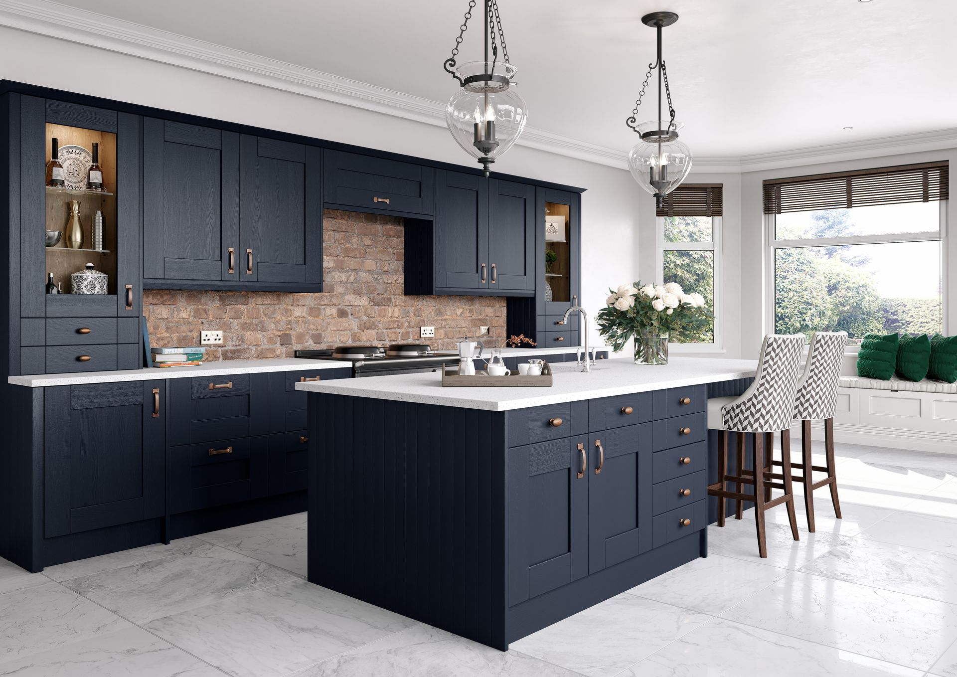 Aalborg kitchen in Copse Green, lifestyle view