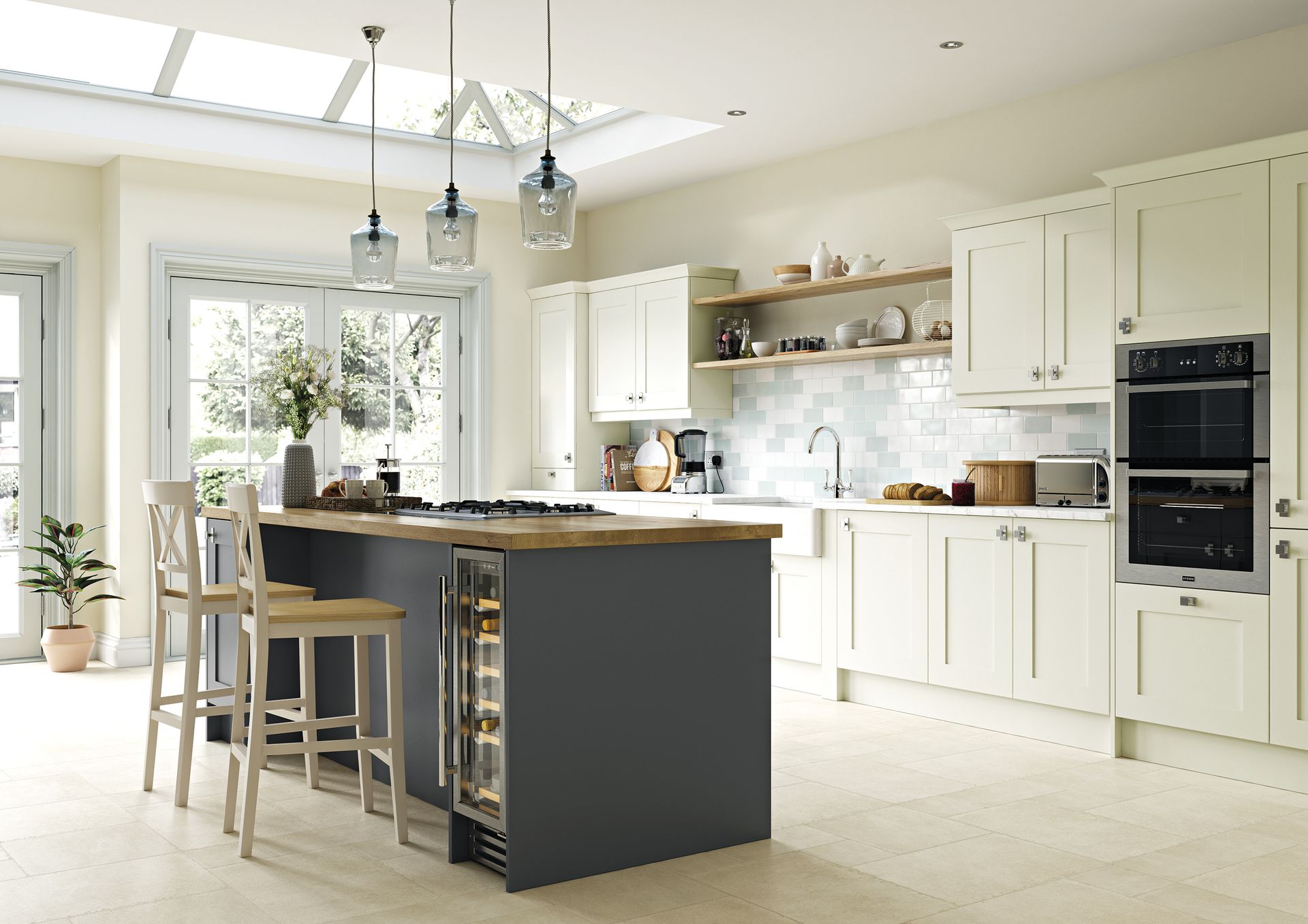 Aalborg kitchen in Copse Green, lifestyle view