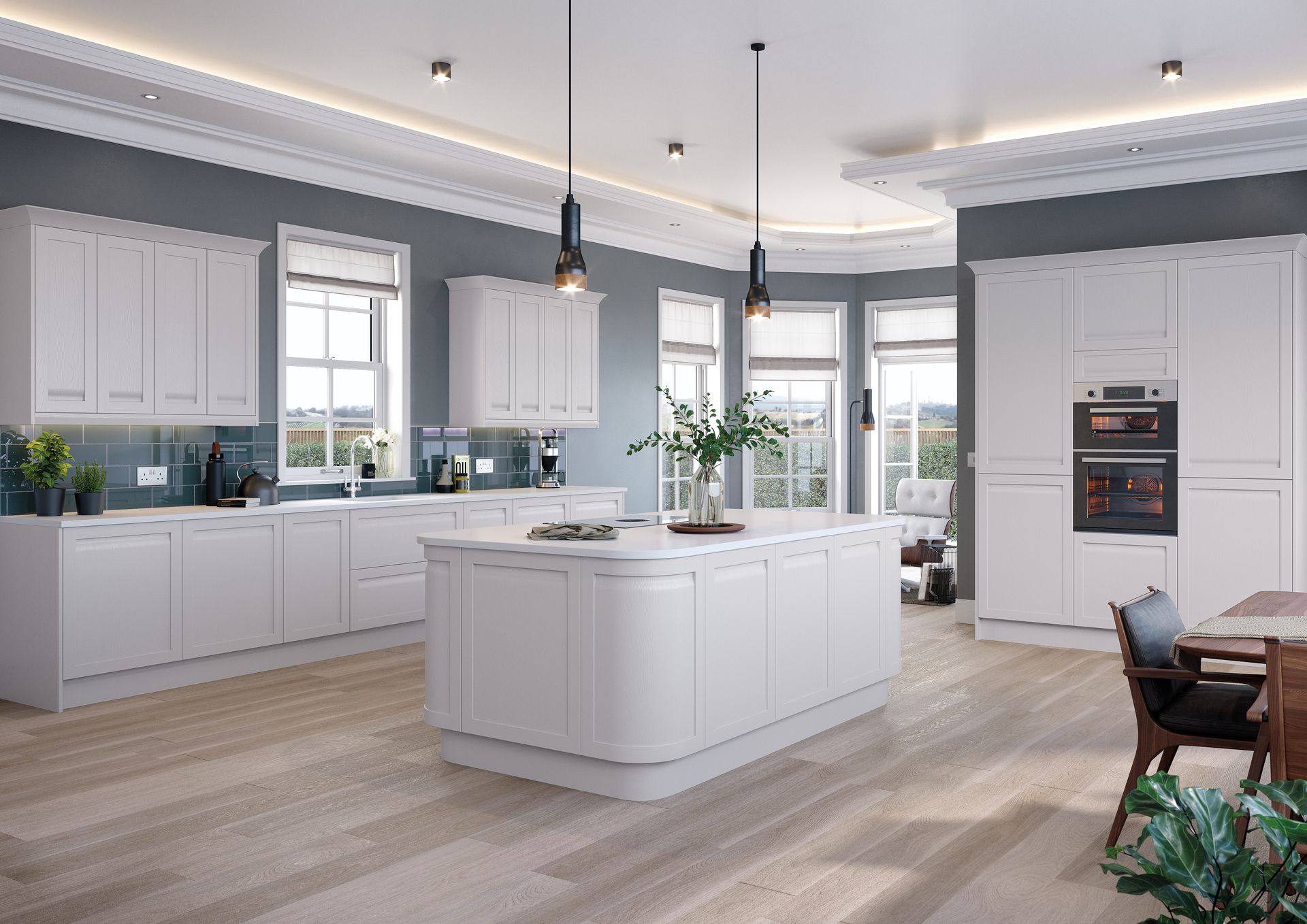Aalborg kitchen in Copse Green, lifestyle view