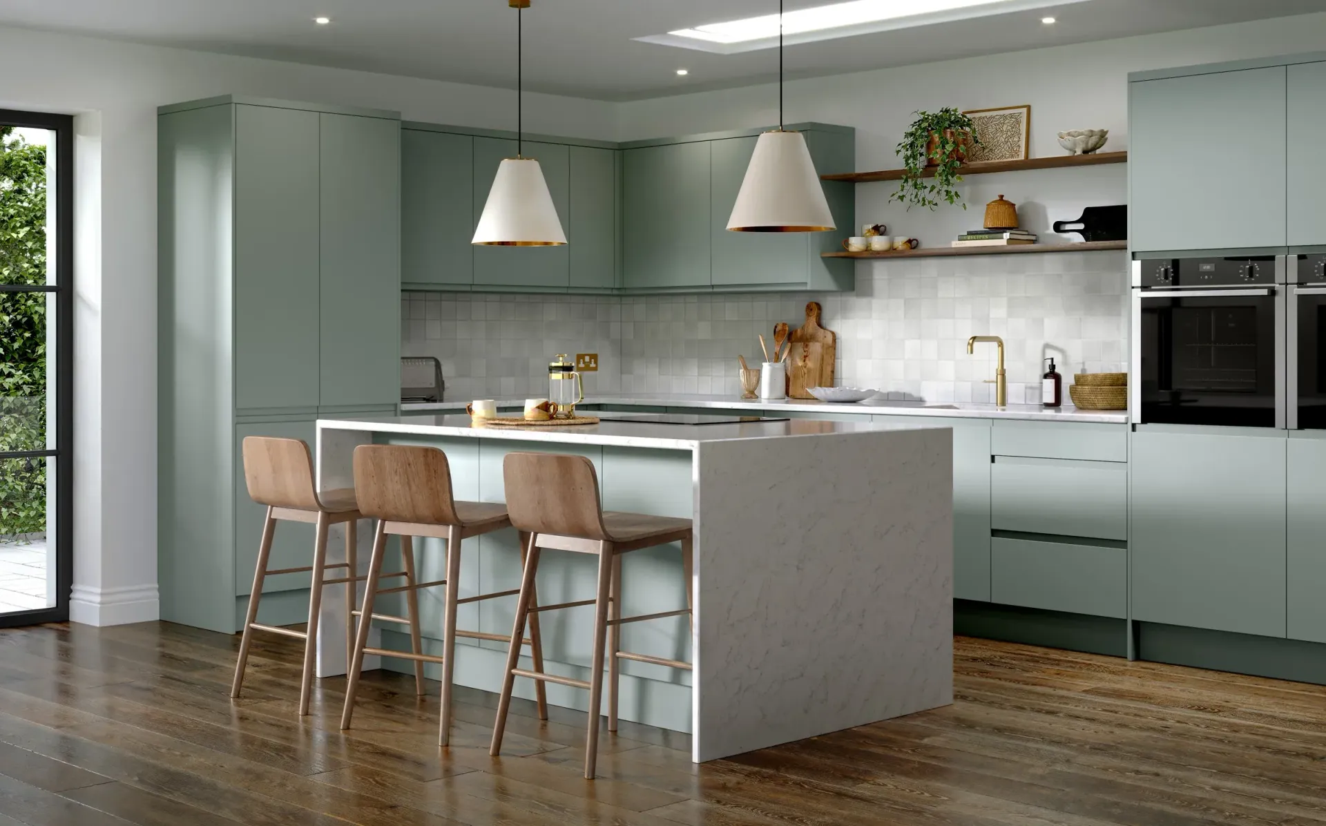 Aalborg kitchen in Copse Green, lifestyle view
