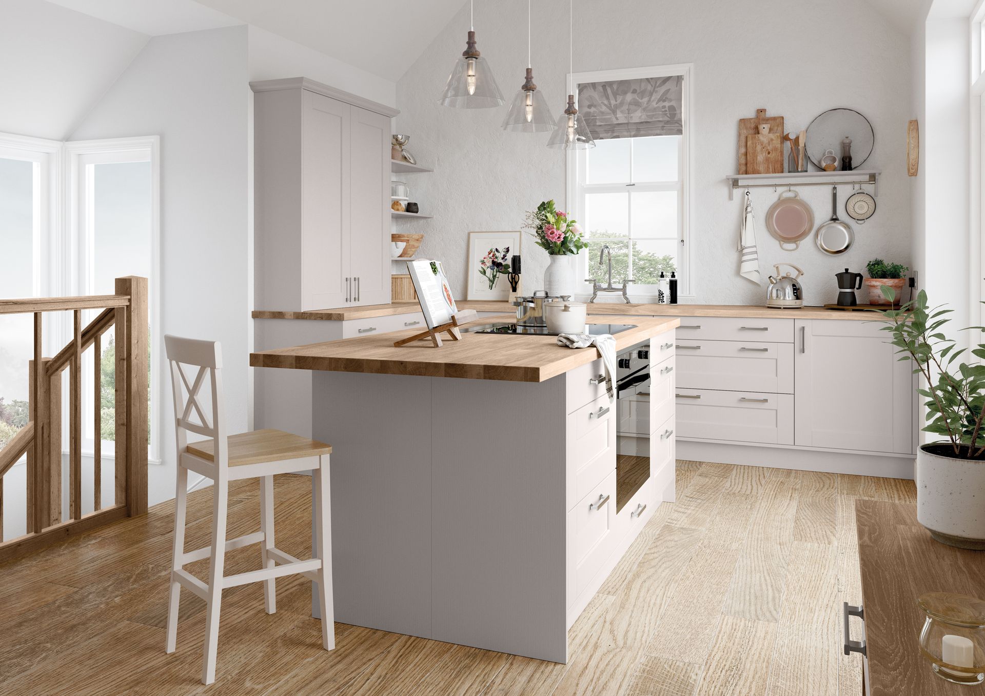 Aalborg kitchen in Copse Green, lifestyle view