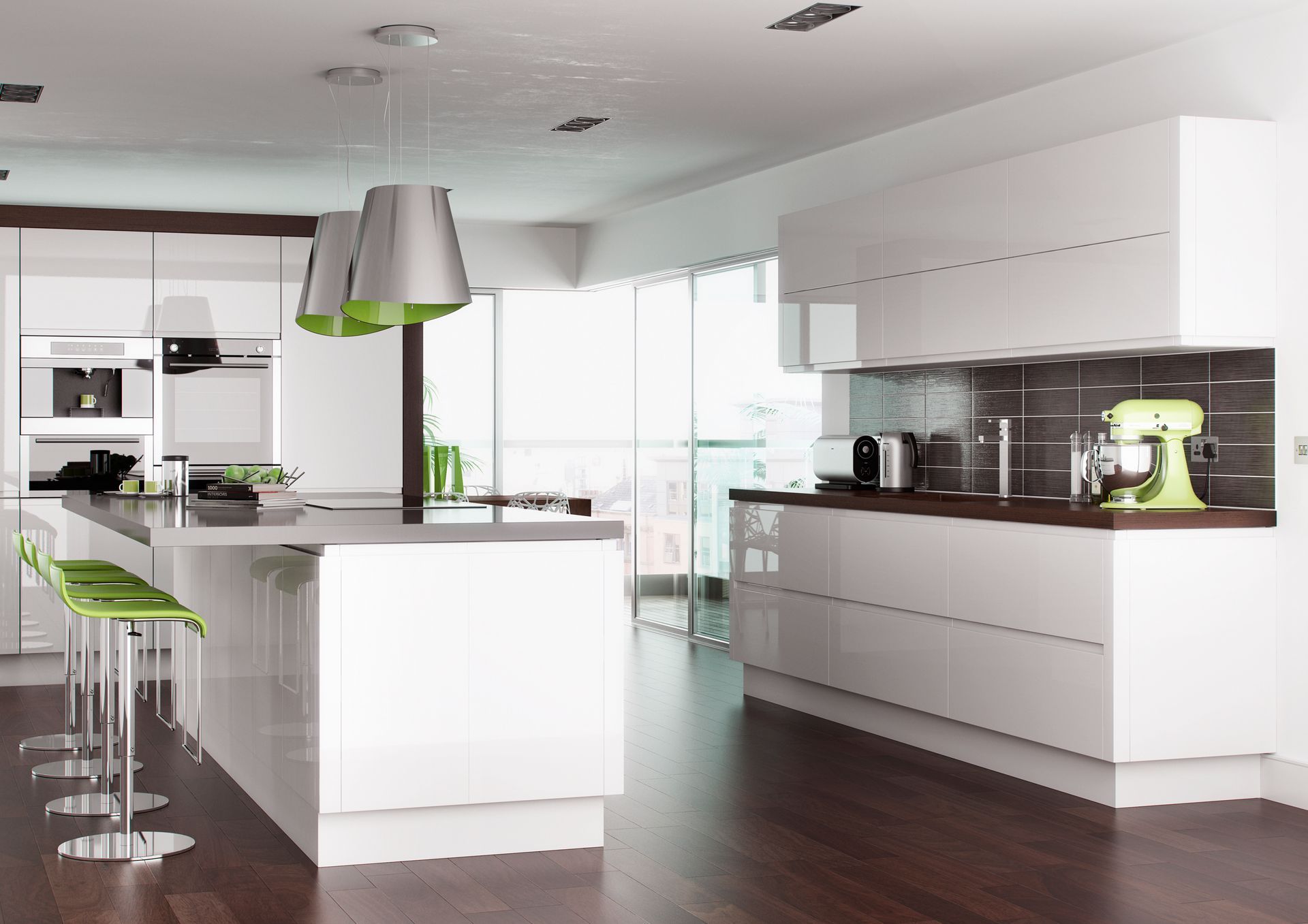 Aalborg kitchen in Copse Green, lifestyle view