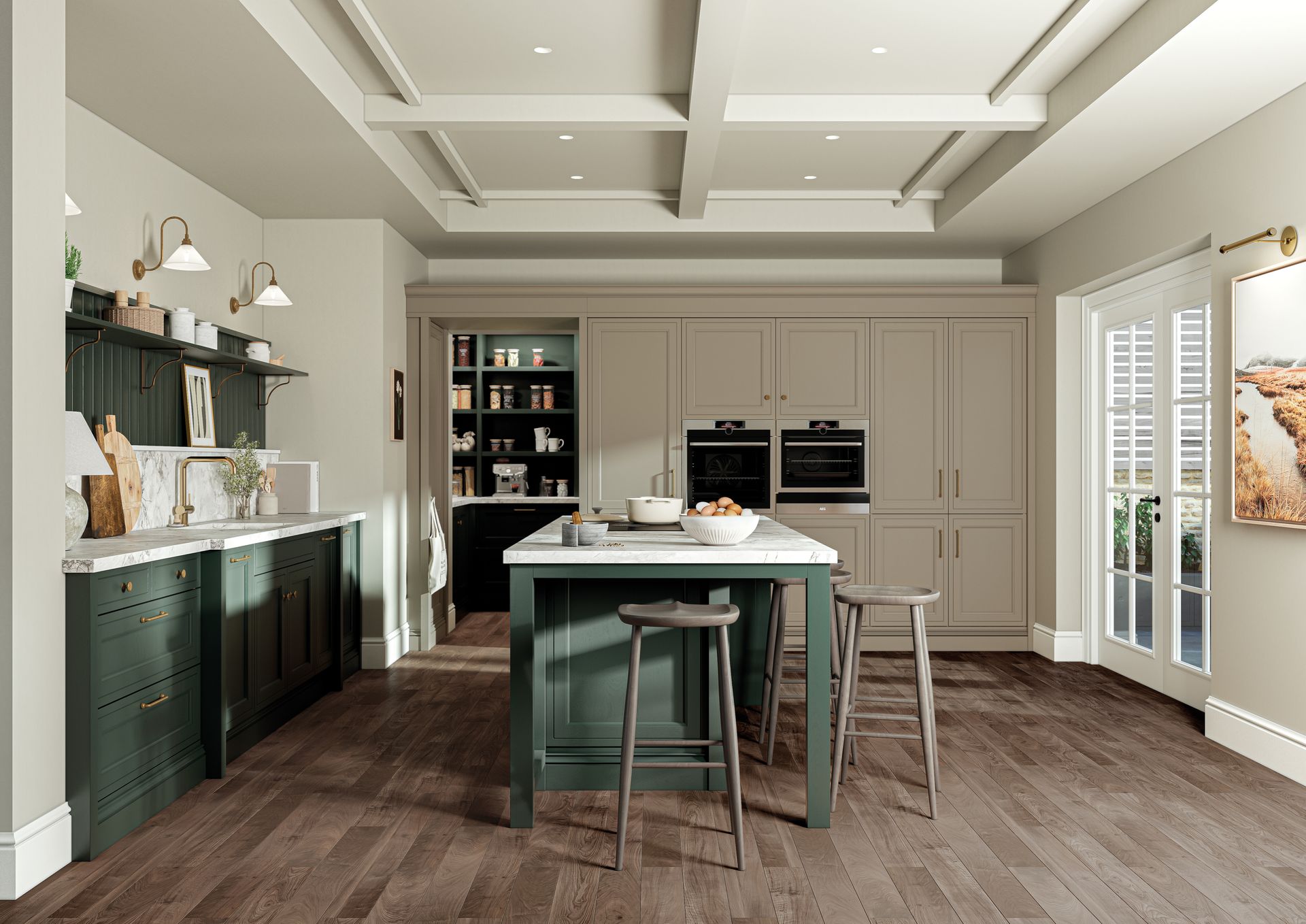 Aalborg kitchen in Copse Green, lifestyle view