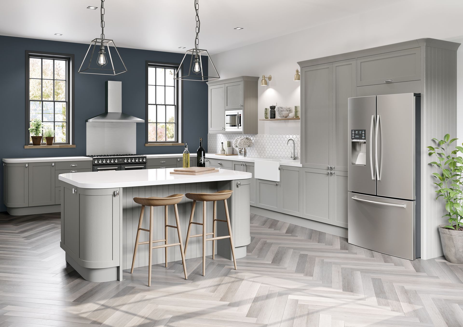 Aalborg kitchen in Copse Green, lifestyle view