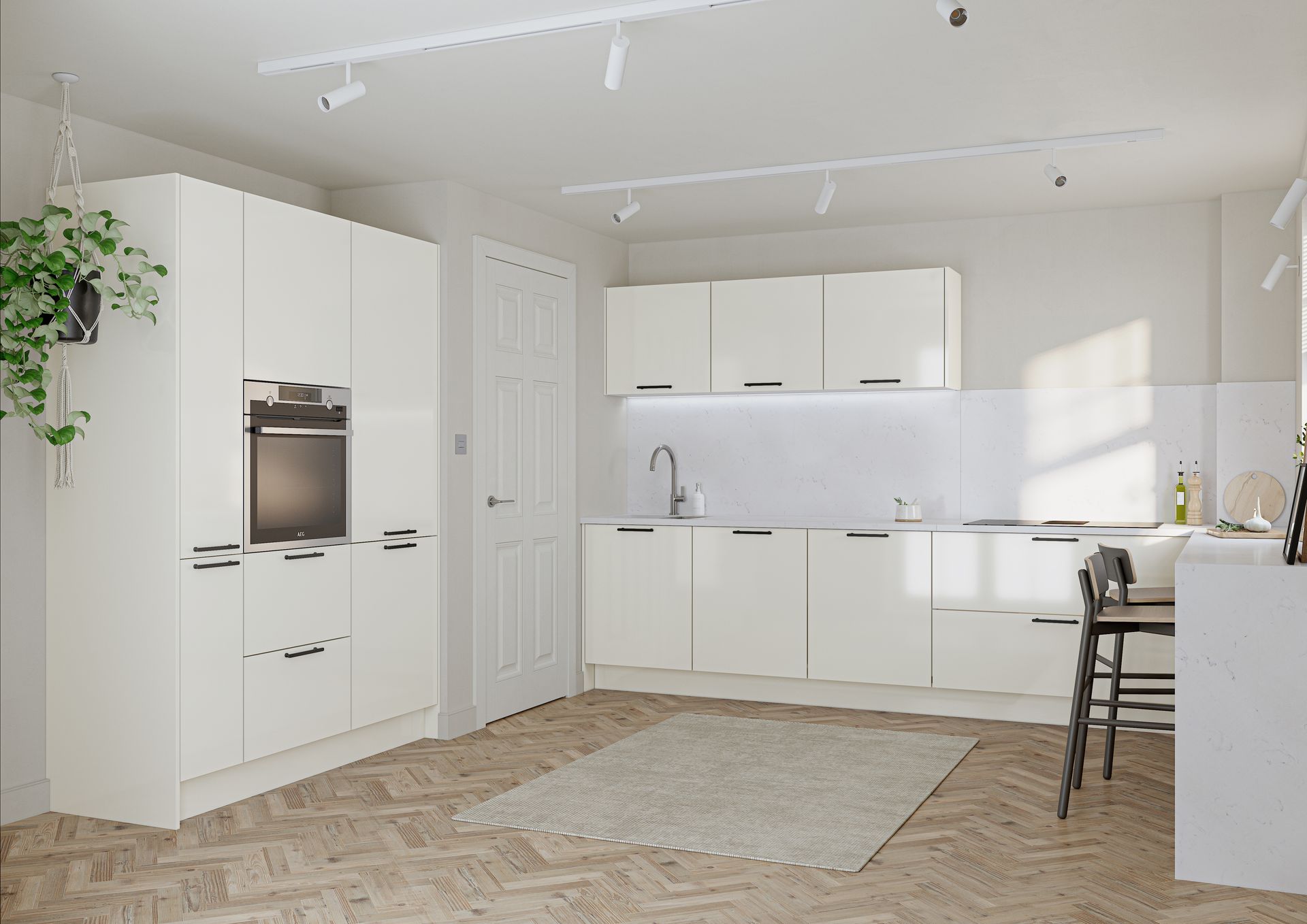 Aalborg kitchen in Copse Green, lifestyle view