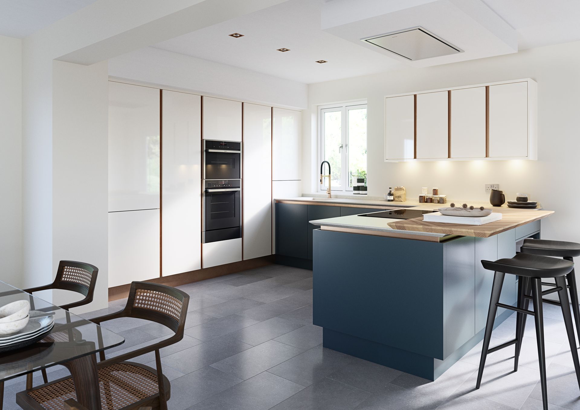 Aalborg kitchen in Copse Green, lifestyle view