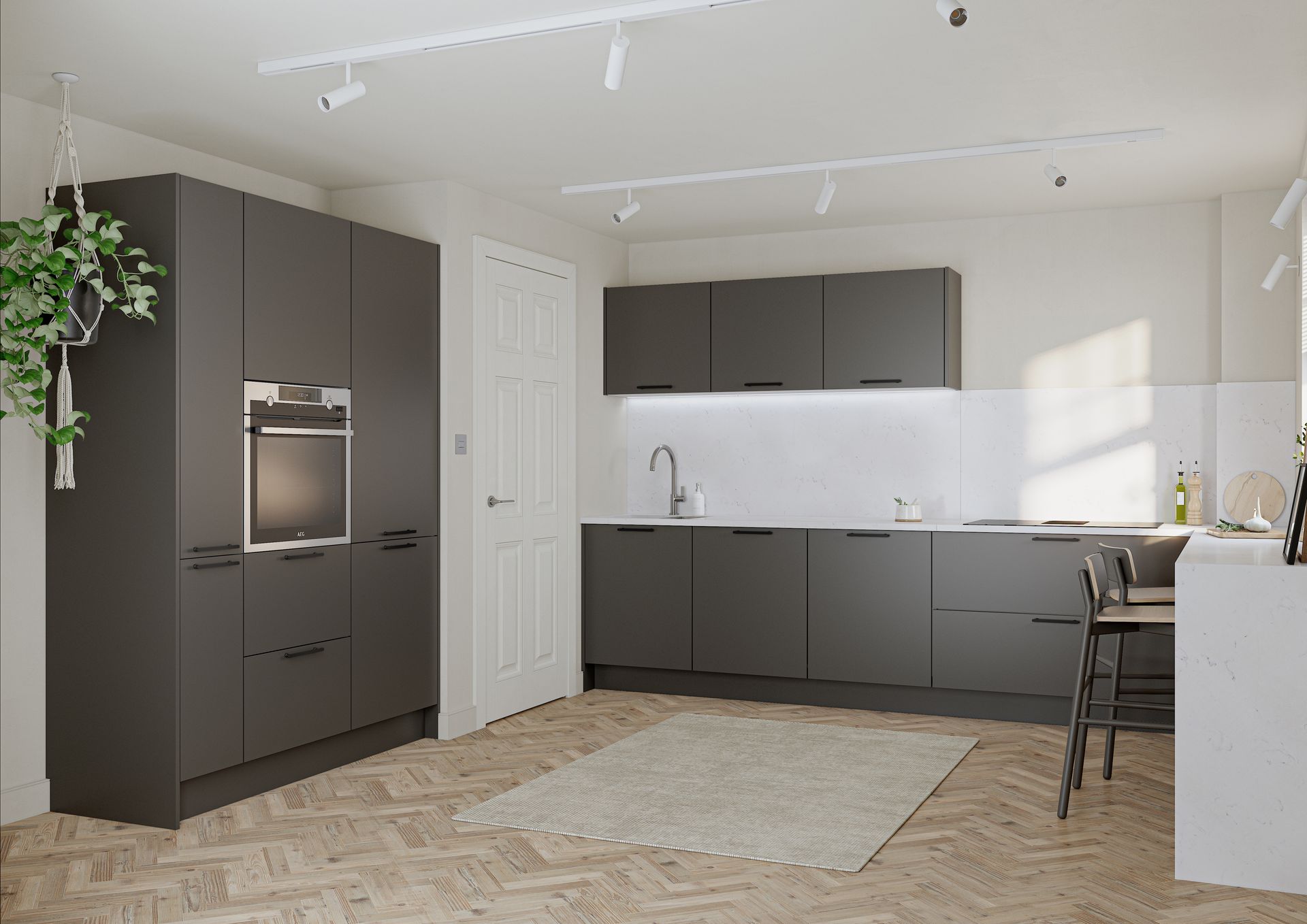 Aalborg kitchen in Copse Green, lifestyle view