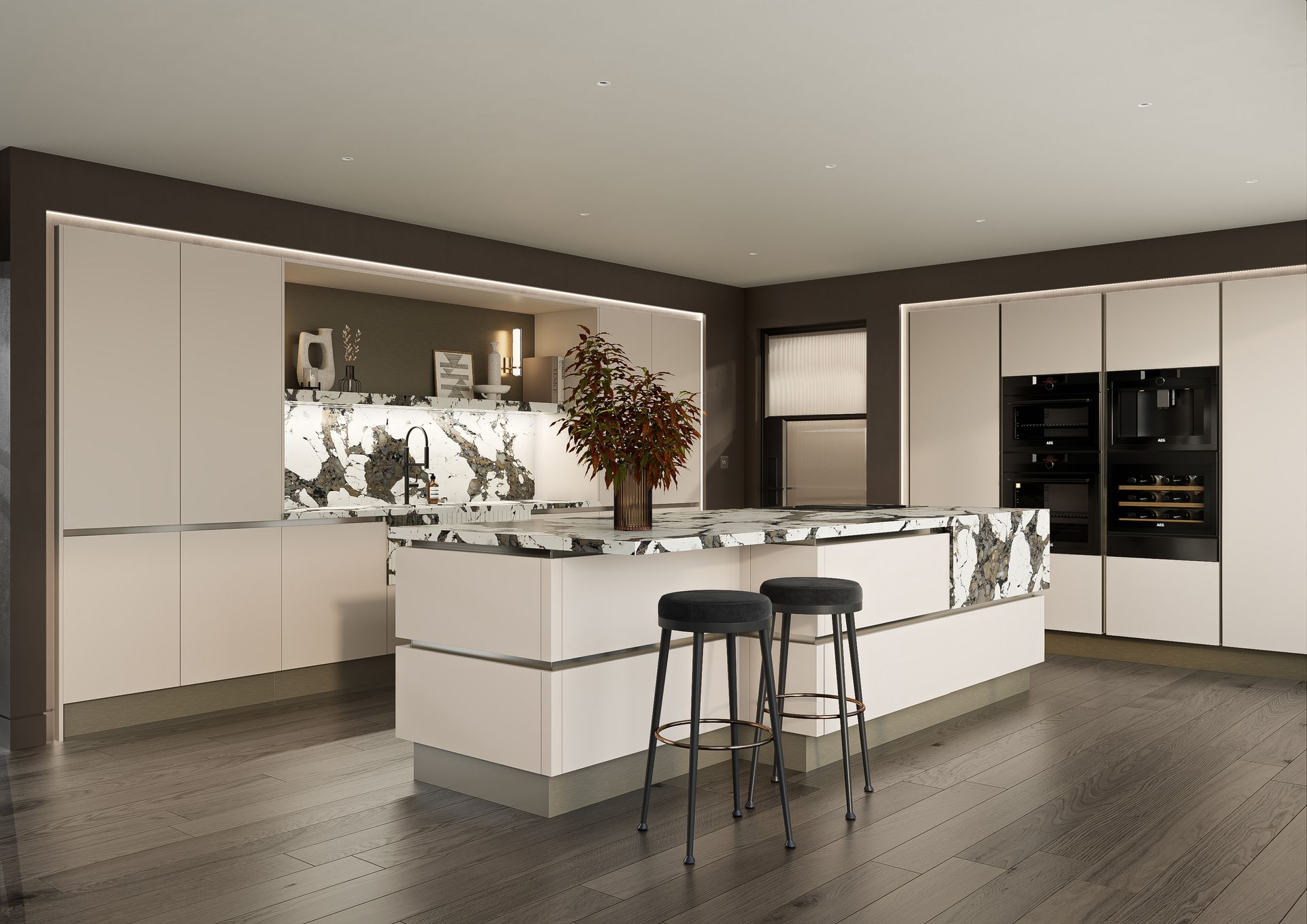 Aalborg kitchen in Copse Green, lifestyle view