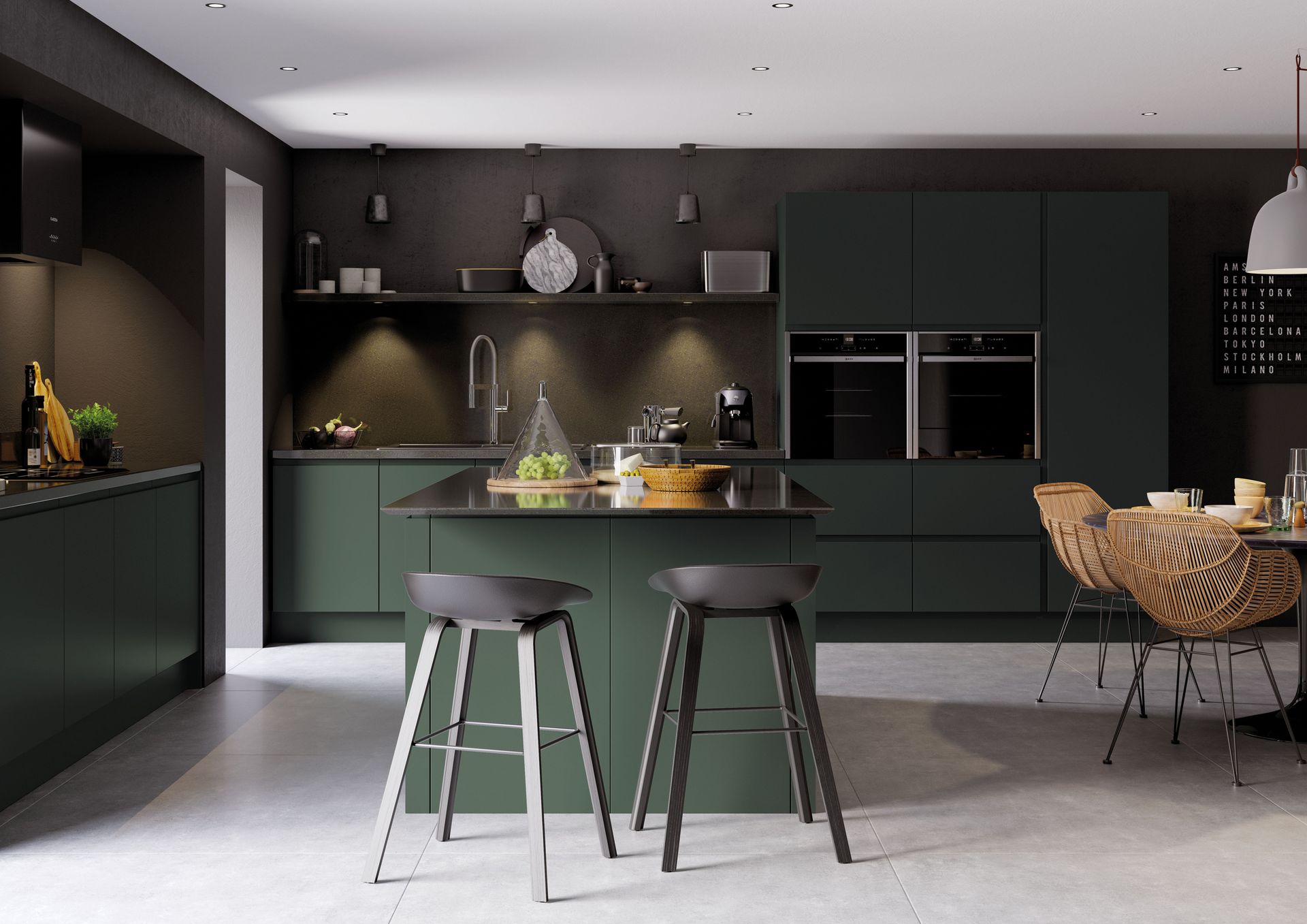 Aalborg kitchen in Copse Green, lifestyle view