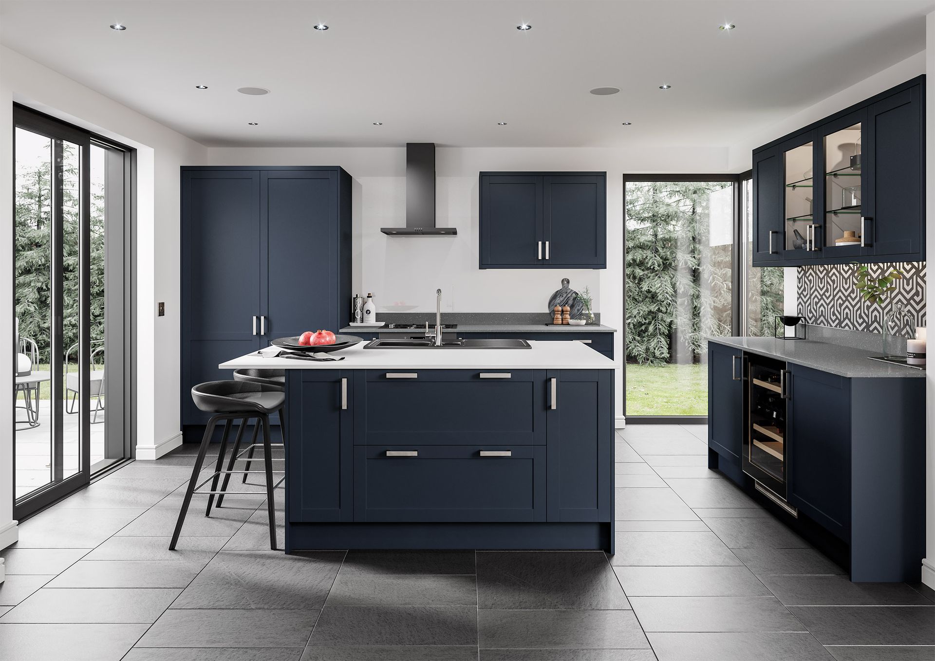Aalborg kitchen in Copse Green, lifestyle view