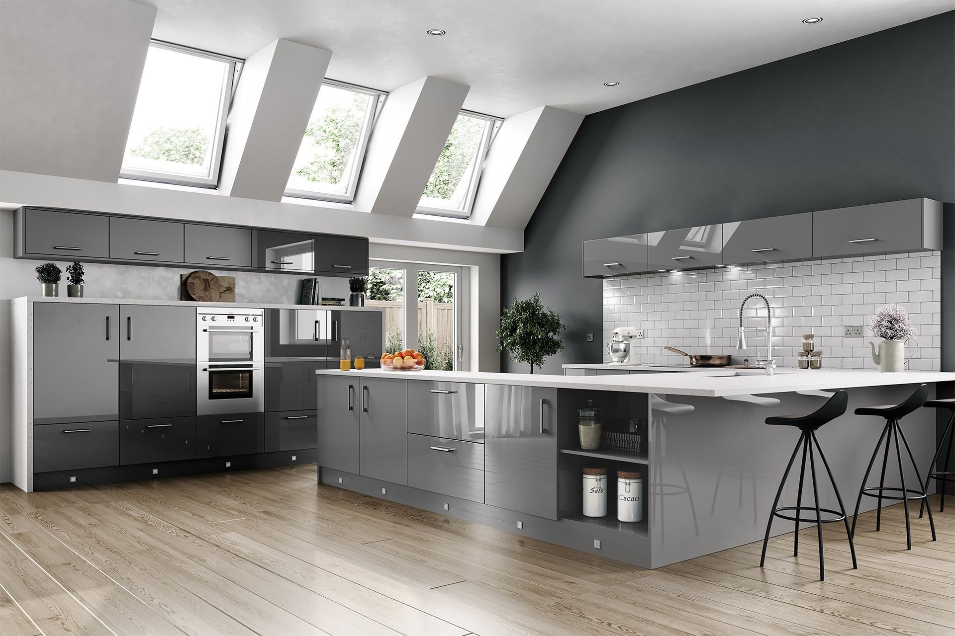 Aalborg kitchen in Copse Green, lifestyle view