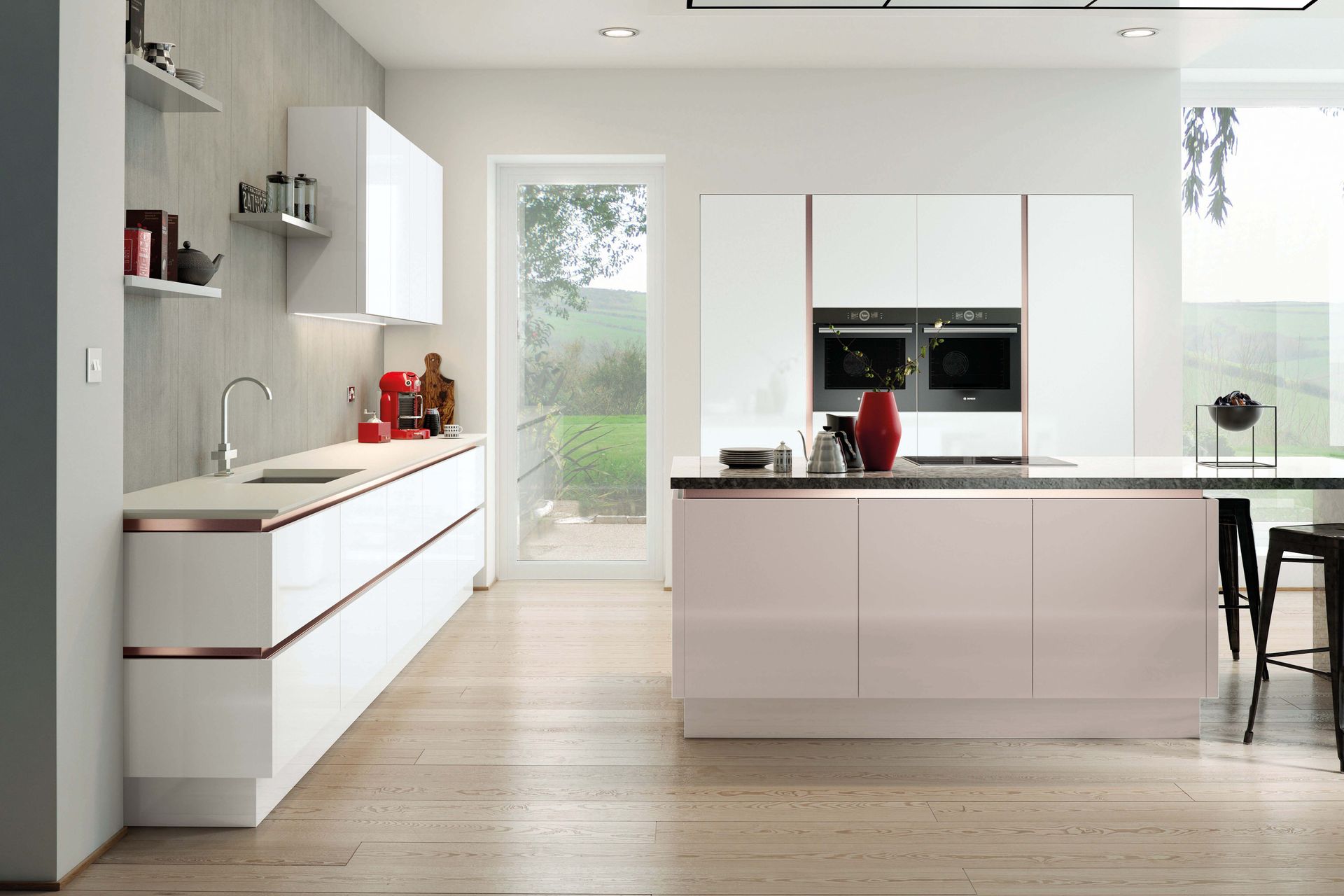 Aalborg kitchen in Copse Green, lifestyle view