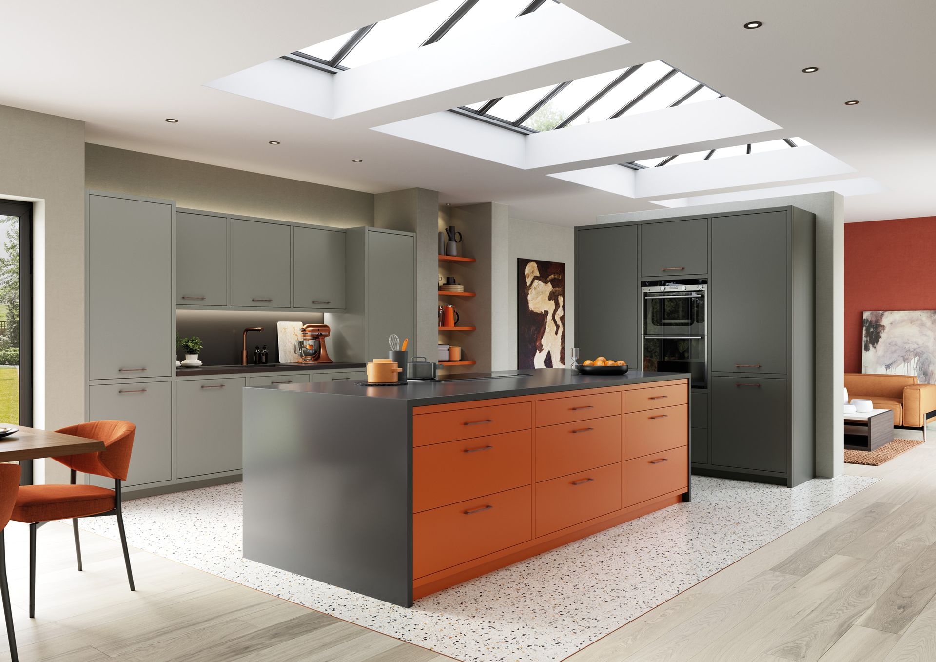 Aalborg kitchen in Copse Green, lifestyle view
