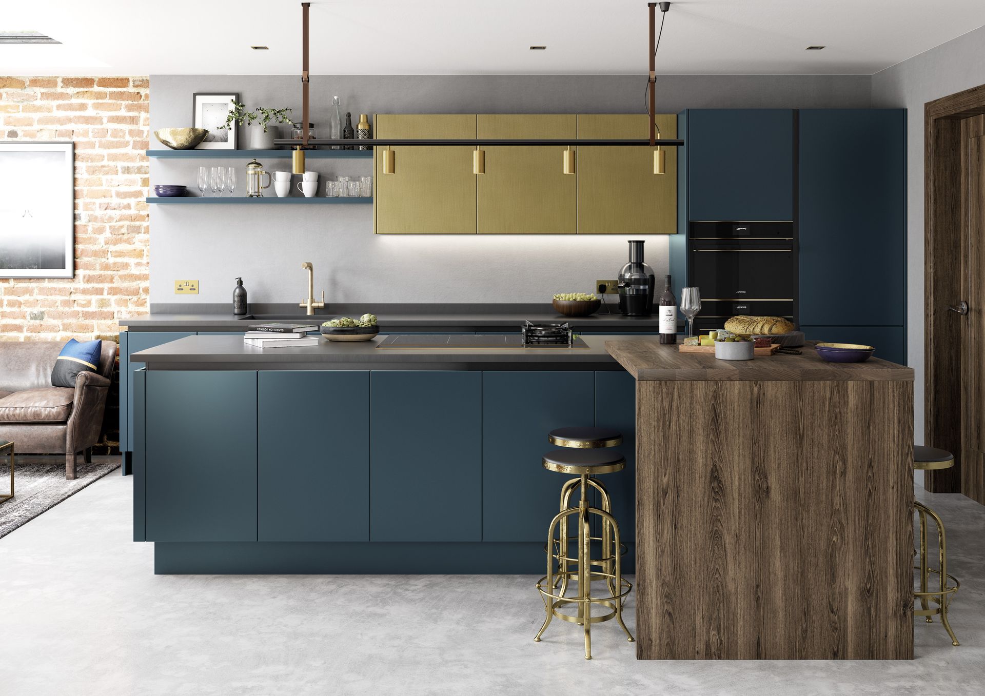 Aalborg kitchen in Copse Green, lifestyle view