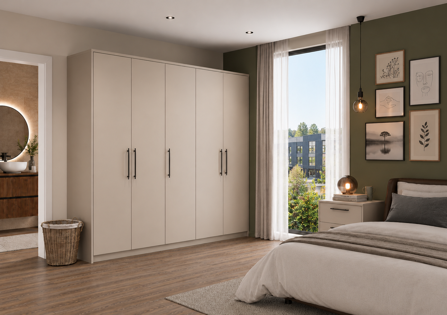 Aalborg kitchen in Copse Green, lifestyle view