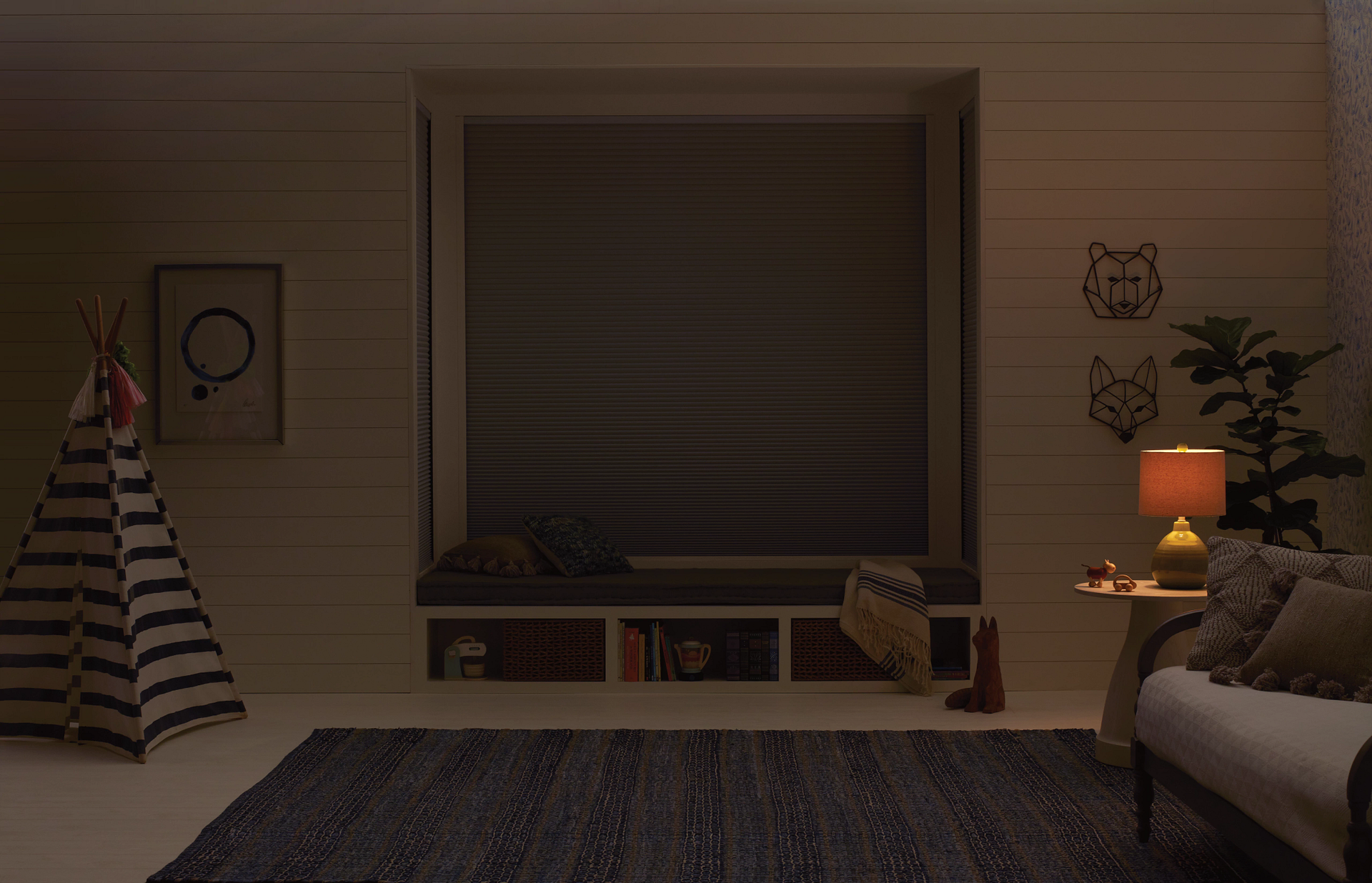 Hunter Douglas Duette® Cellular Shades with LightLock™ near Carlsbad, California