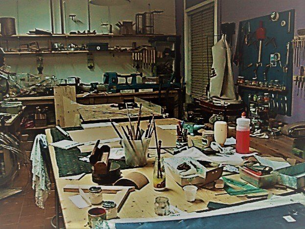 legno e grafite il vecchio laboratorio