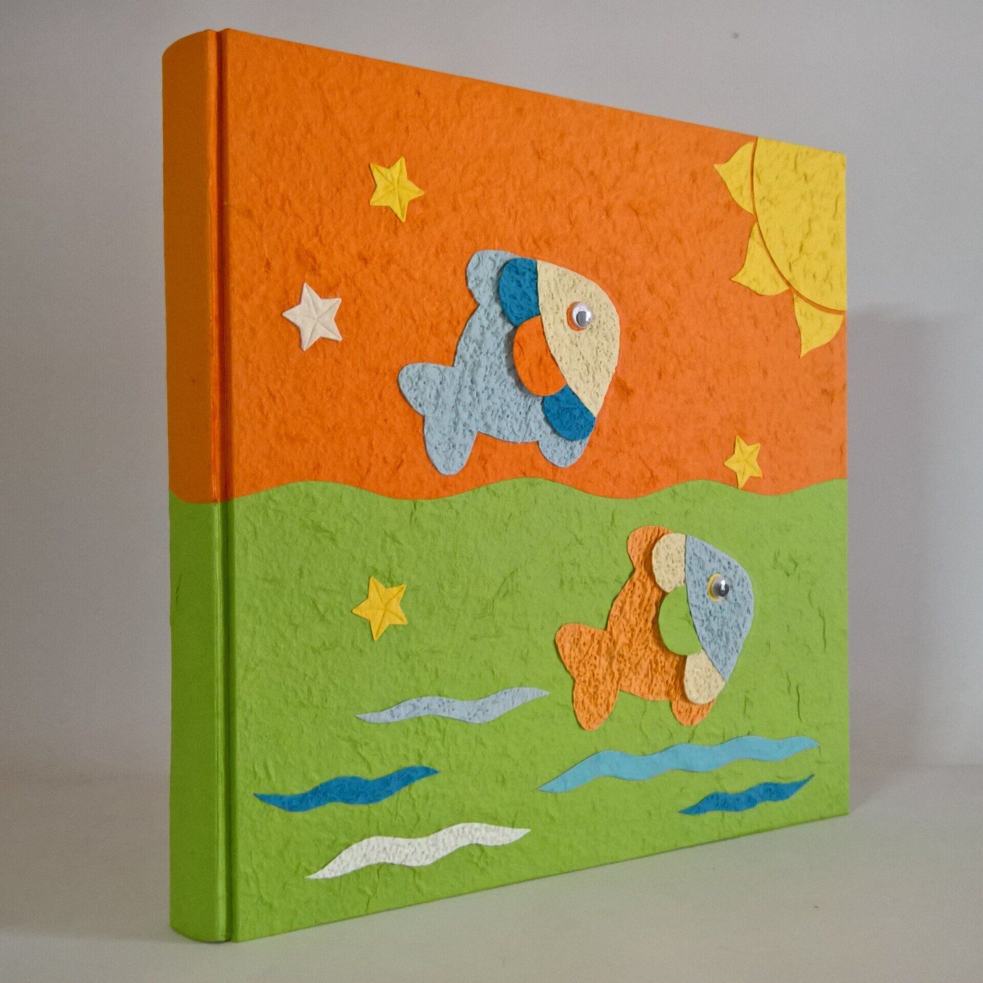 legnoegrafite legno e grafite album fotografico pesce 