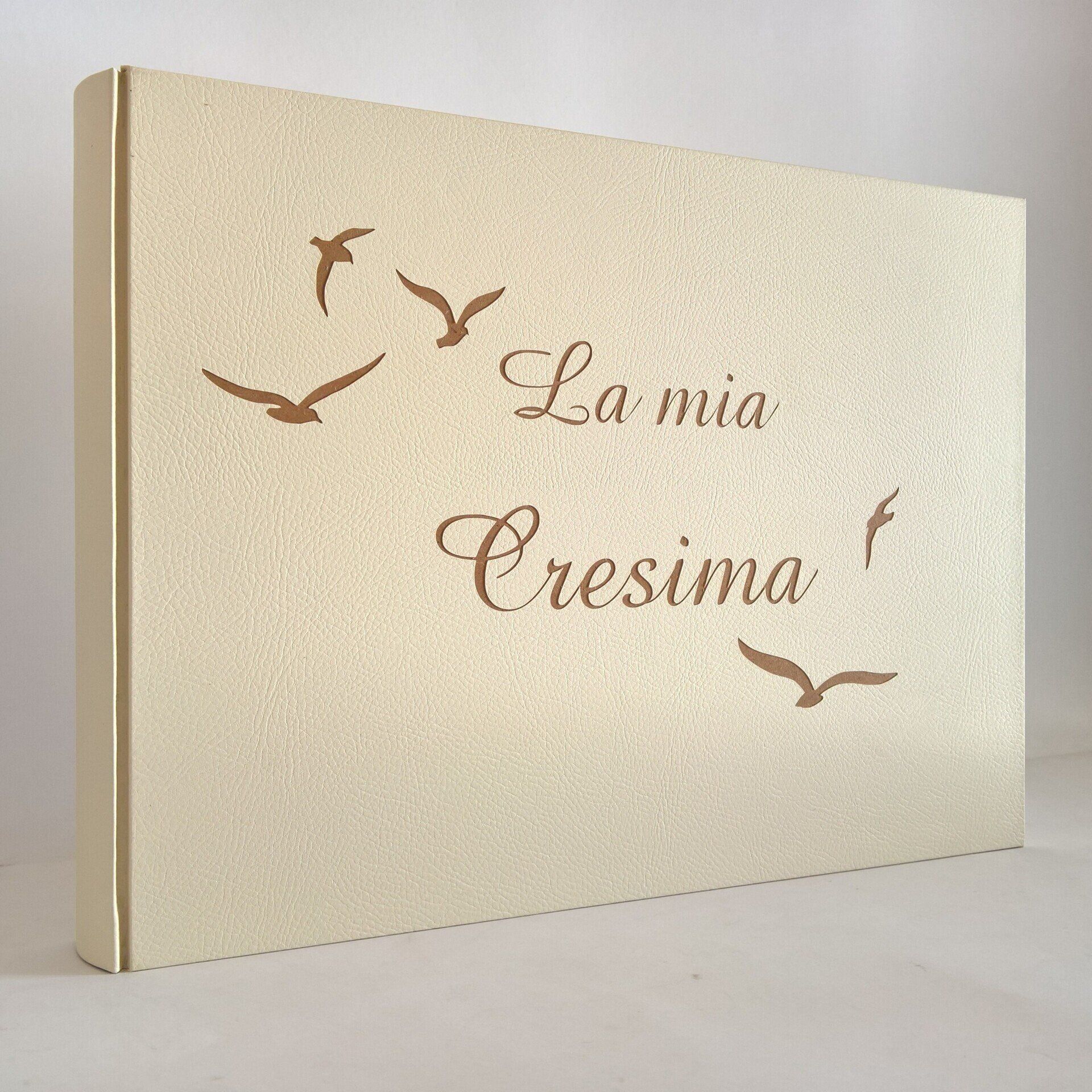 legnoegrafite album fotografico cresima