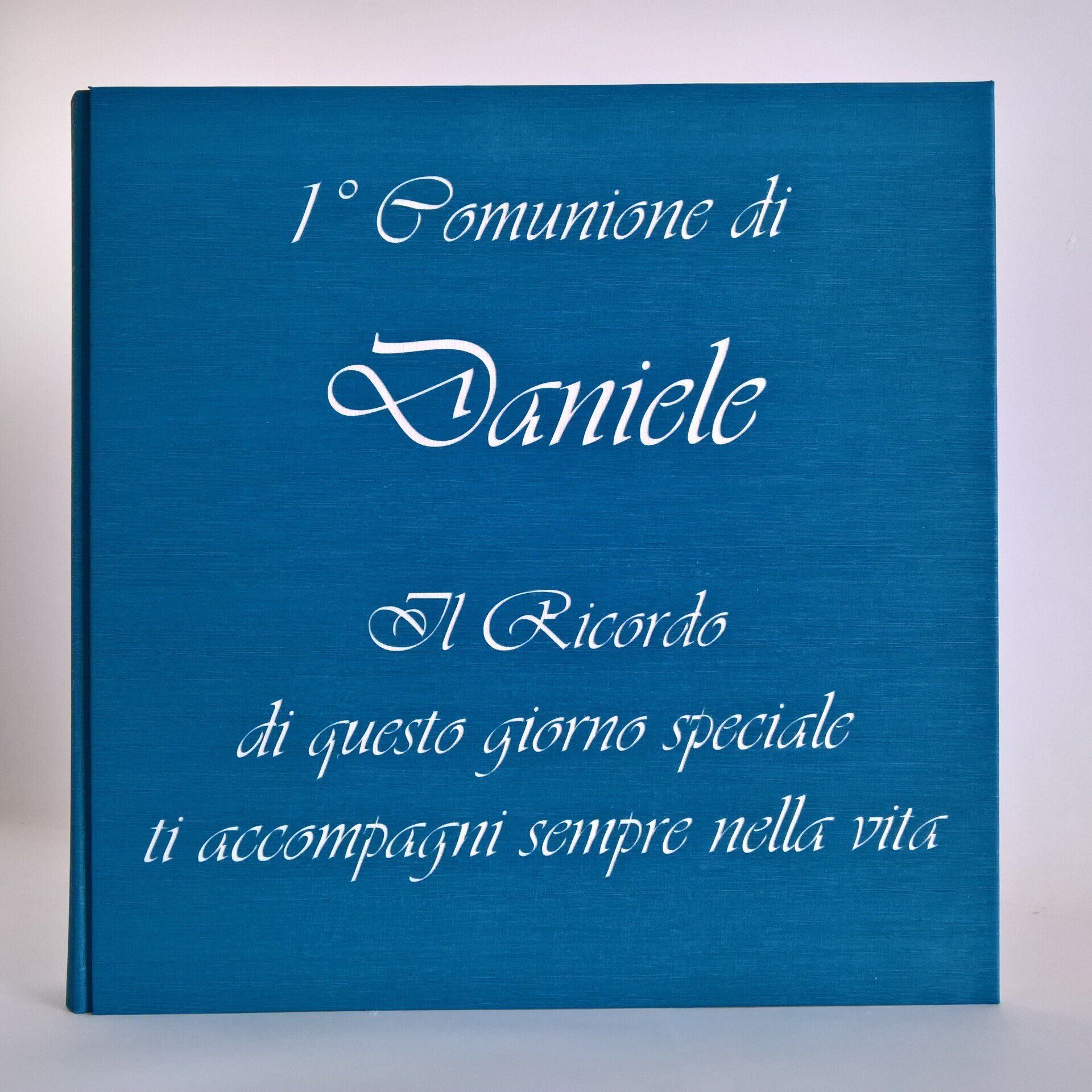 legnoegrafite album fotografico nome prima comunione data
