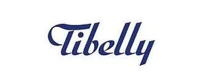 Logo Tibelly, un logotype stylisé en police cursive bleu foncé.