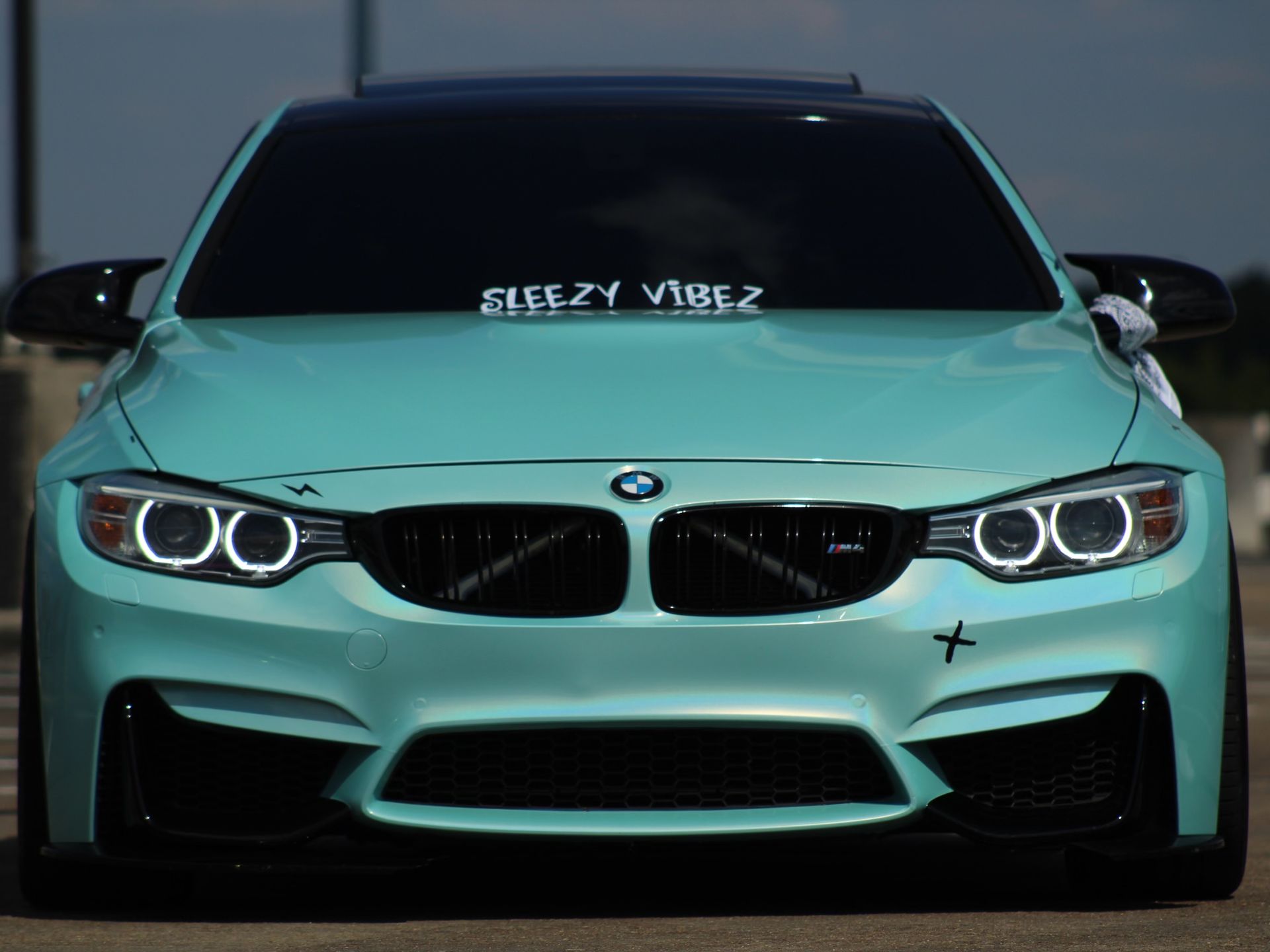BMW with professionally tinted windows