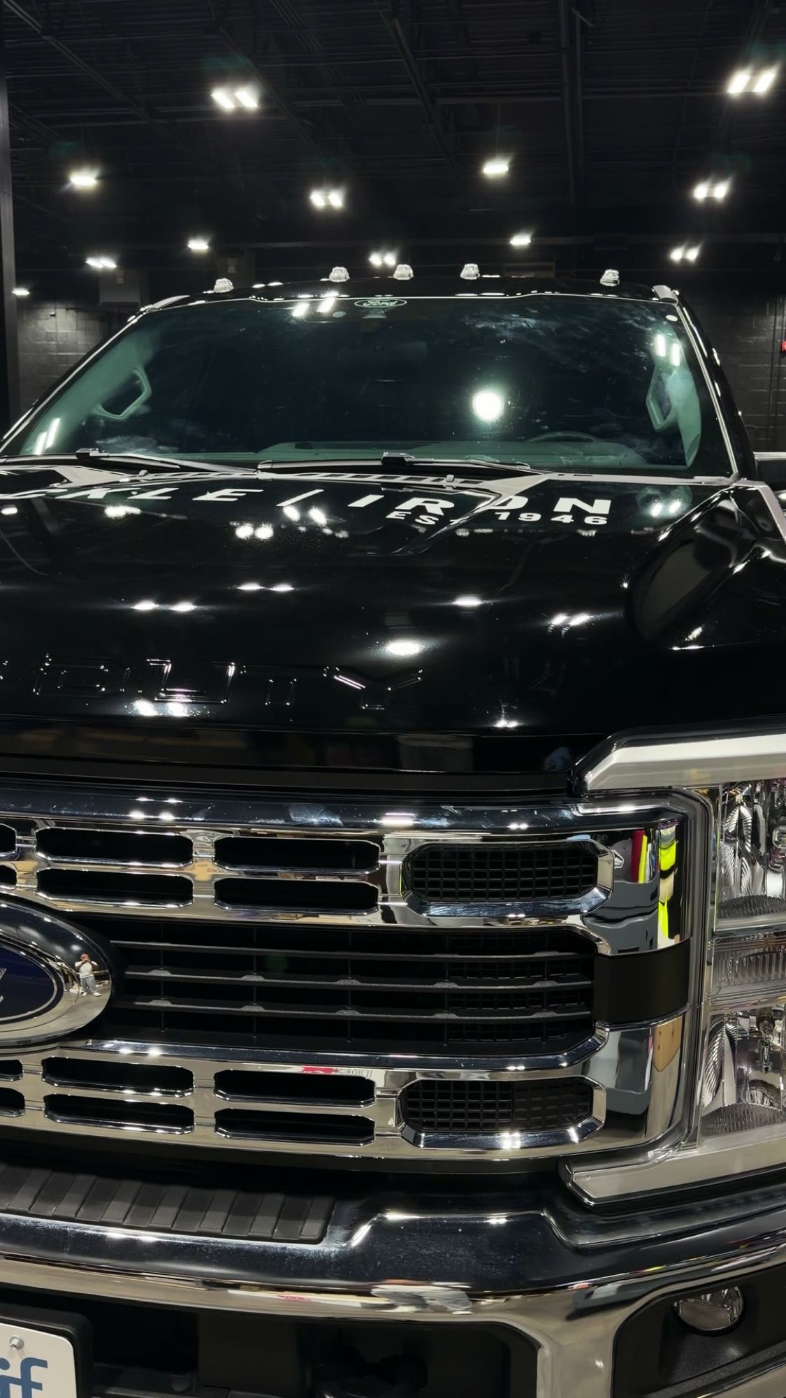 Front of the Pickle Iron truck with ceramic windshield tint