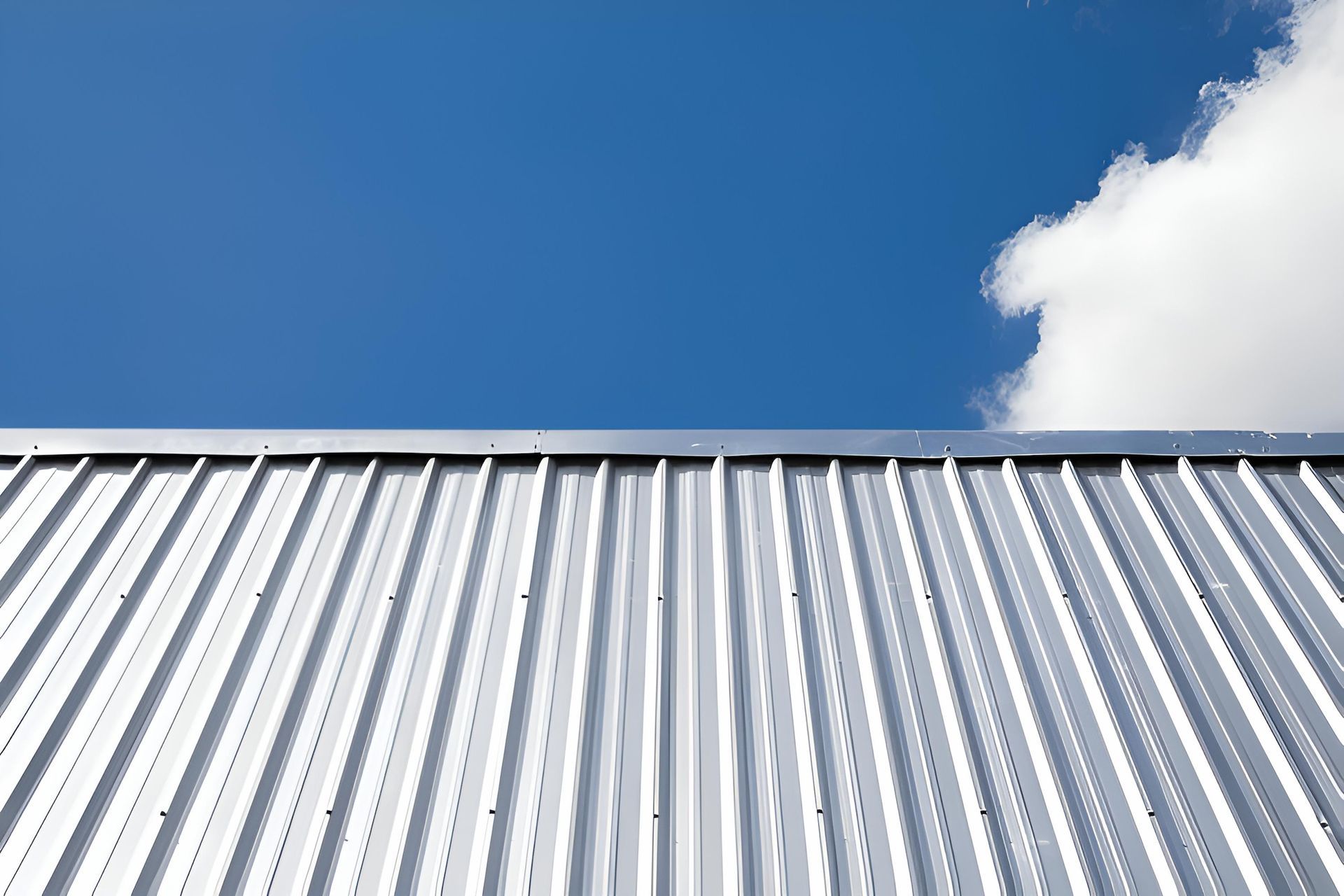 White corrugated metal roofing - Ron Nickel Roofing Tweed Heads on the Gold Coast, QLD
