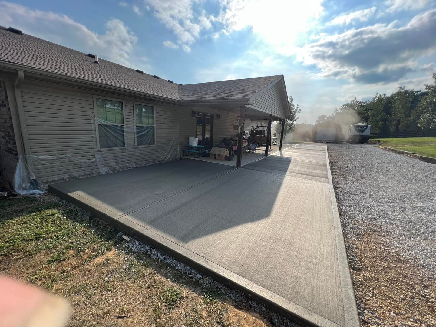 New Concrete Pour